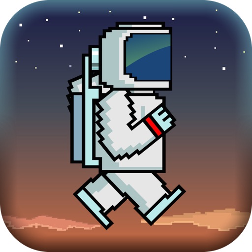 Astronaut Jump Dash Icon