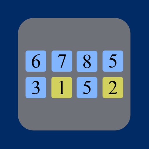 Number Puzzle in Watch Icon