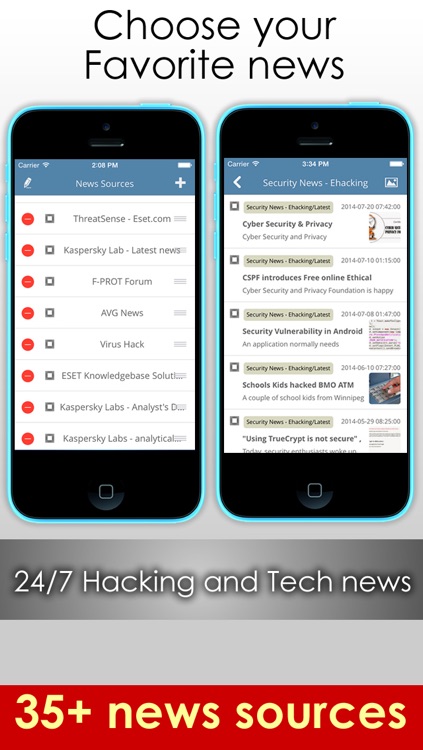 Hacker news app  - All Hacking news, firewalls technology news reader and anti virus alerts