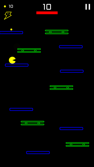 Screenshot #2 pour Dac Jump smoothly in a simple dark and blue world deluxe