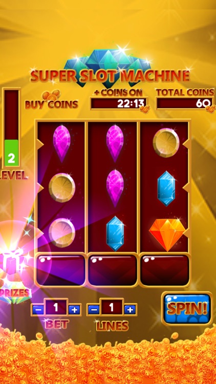 Ultra Super Slots Machine. Feel the magic of Las Vegas on your smartphone.