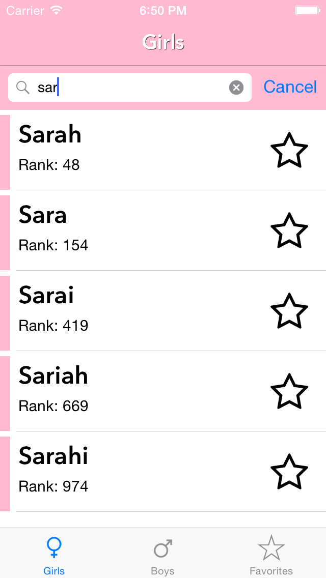 Baby Girl Names LITE