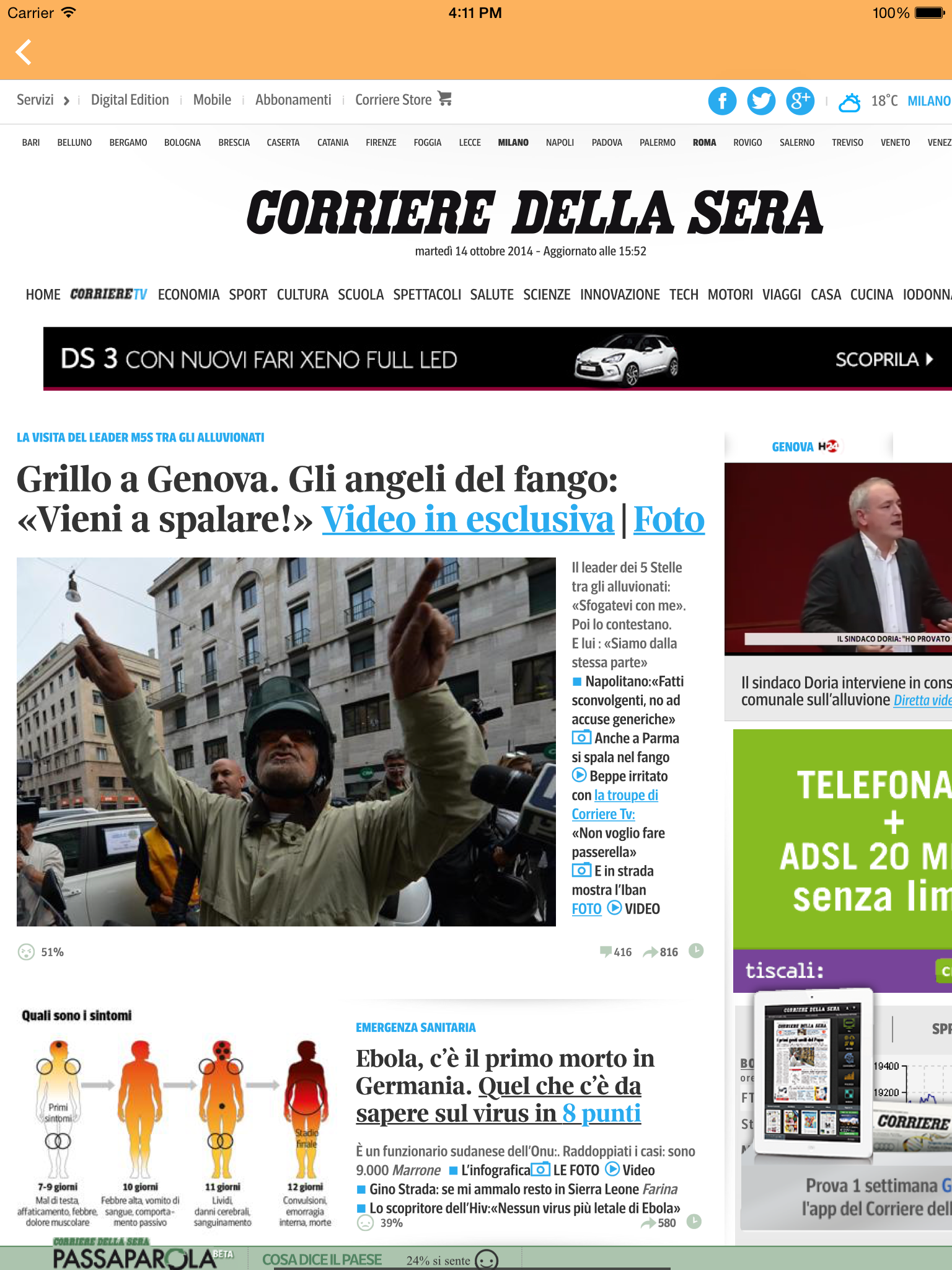 iTalianNews Free screenshot 7
