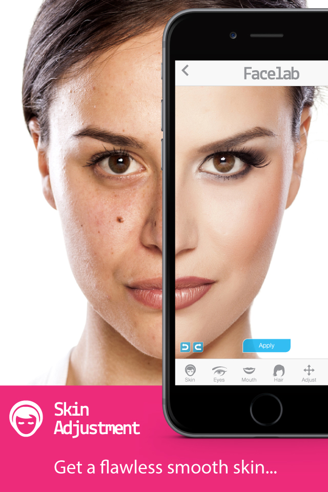 FaceLab - perfect makeover cosmetic retouch and free selfie makeup app