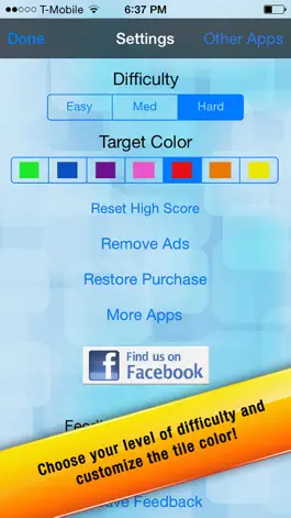 Game screenshot Tap The Tile Challenge Free – Fast Visual Finger Touch Reflex Game apk
