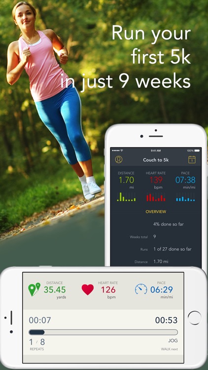 Run 5k (GPS & Pedometer) - Couch to 5k plan screenshot-0