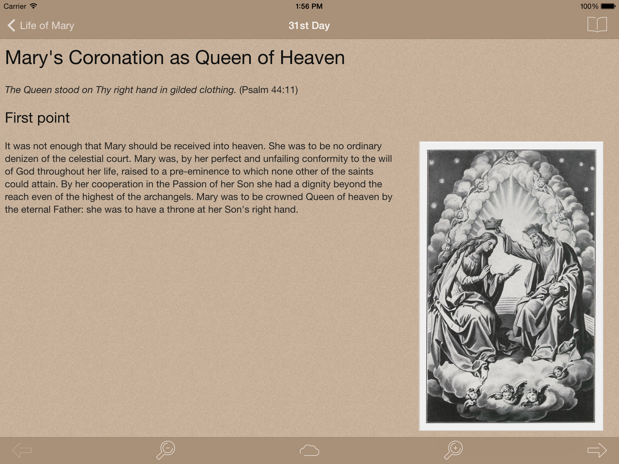 Life of Mary Lite: Catholic Meditations for Every Day in a Month screenshot 10