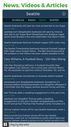 Seattle Football Radio & Live Scores(圖4)-速報App