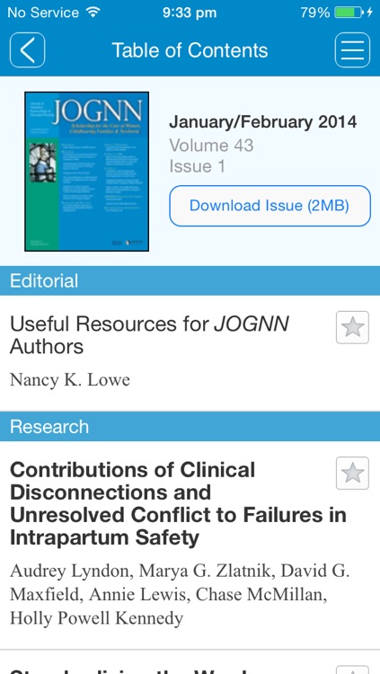 The Journal of Obstetric, Gynecologic & Neonatal Nursing