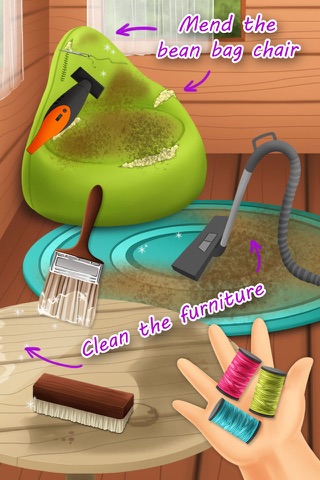 Sweet Baby Girl Cleanup 3 - Kitchen, Bathroom and Treehouse Chores, Car Wash and Pony Care (No Ads) screenshot 3