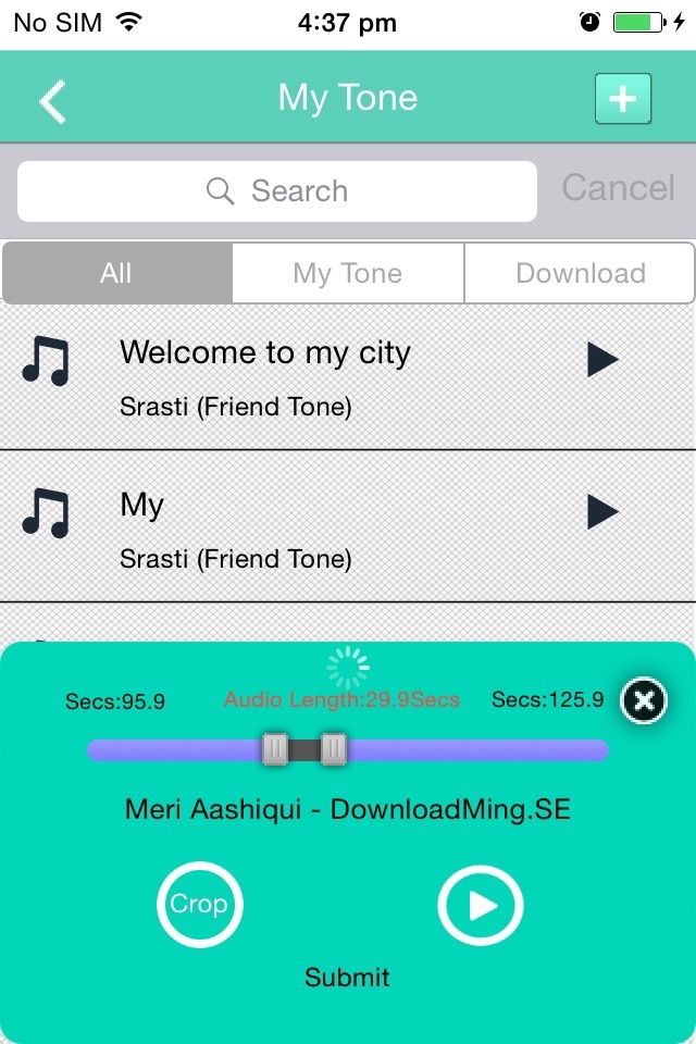 MyCityMyTone screenshot 4