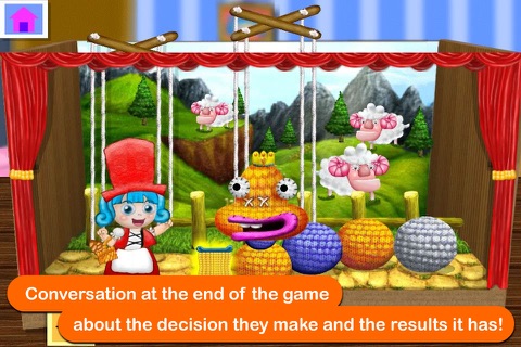 Little Miss Red (New Little Red Riding Hood Multiple Endings Interactive Adventure Gamebook for Children-App by Roxy the Star) screenshot 3