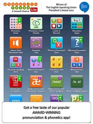 Screenshot #4 pour Phonetics Focus HD Lite