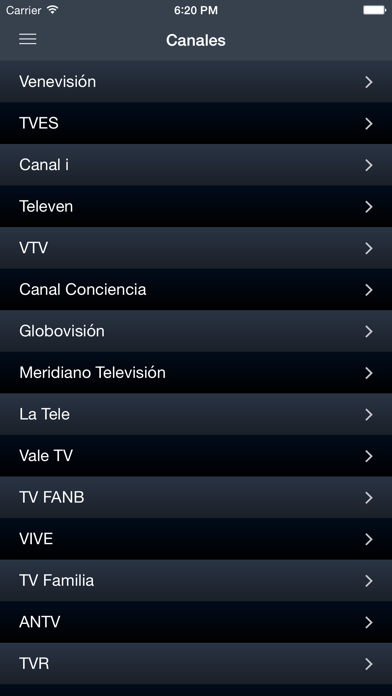 Screenshot #1 pour La Tele Venezuela