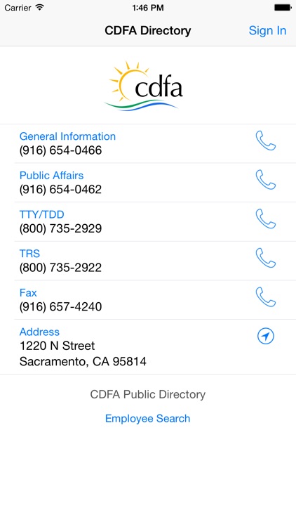 CDFA Directory