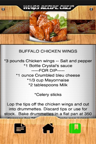 Chicken Wings Recipe Chef Pro screenshot 4