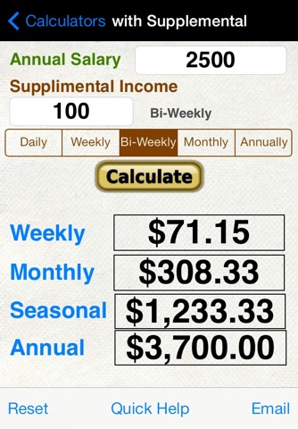 Salary, Income, Annual Income, Money Collection, Percentages, Averages, & Distances Calculators screenshot 4