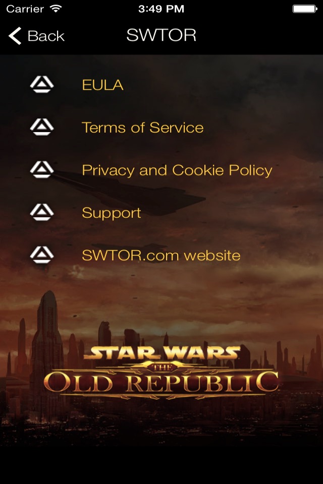 Star Wars: The Old Republic Security Key screenshot 3