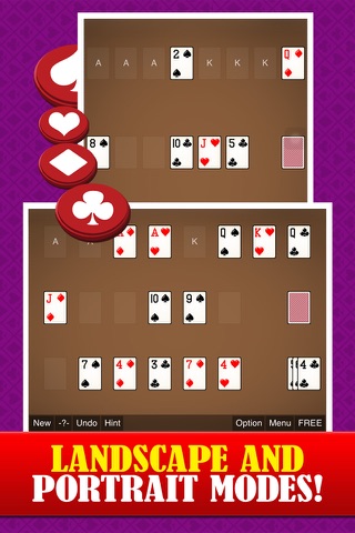 Capricieuse Solitaire Free Card Game Classic Solitare Solo screenshot 2