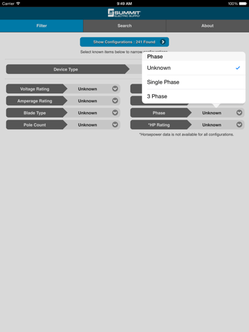 NEMA Configuration Guide iPad screenshot 1 - Utilities app