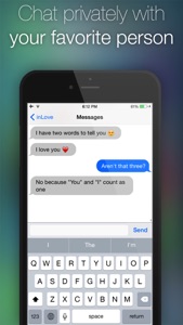 inLove - App for Two: Event Countdown, Diary, Private Chat, Date and Flirt for Couples in a Relationship & in Love screenshot #2 for iPhone