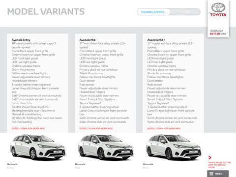 Avensis Brochure screenshot 3