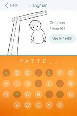 Game screenshot Hangman 2 - word game. Addictive quiz with words guessing apk