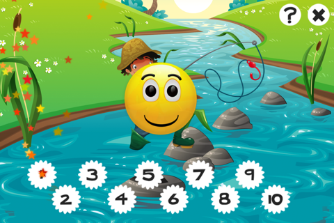 A Fishing Counting Game for Children to learn and play with freshwater fish screenshot 2