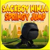 A Sackboy Ninja Springy Jump