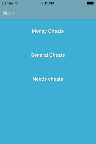 Cheats for The Sims FreePlay screenshot 2