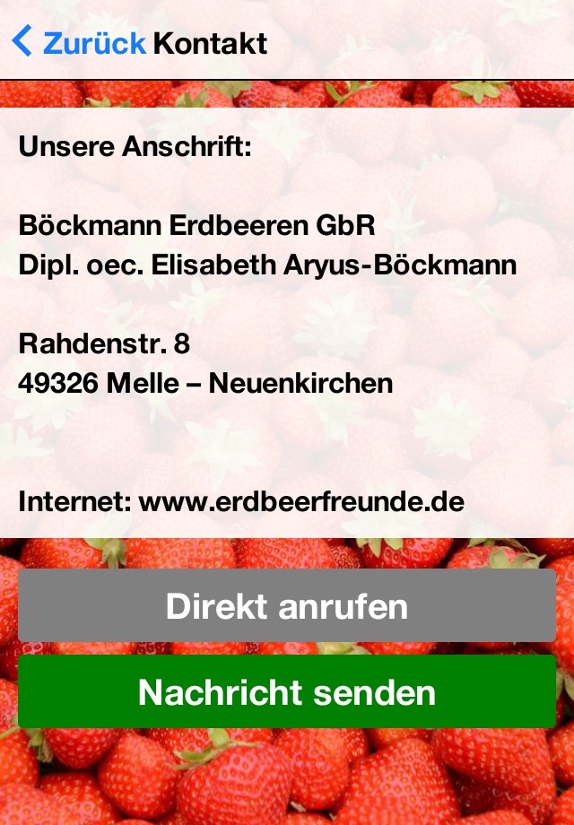 Böckmann Erdbeeren screenshot 2