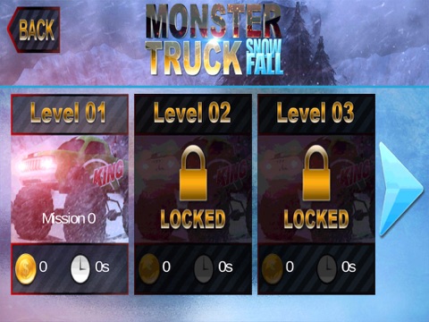 Screenshot #5 pour camion monstre chute de neige