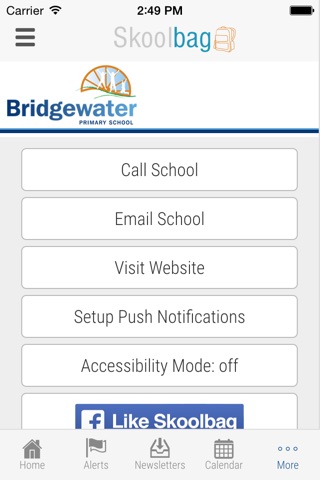 Bridgewater Primary School - Skoolbag screenshot 4