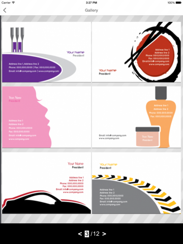 Screenshot #5 pour Design Mantic - Business Card Maker