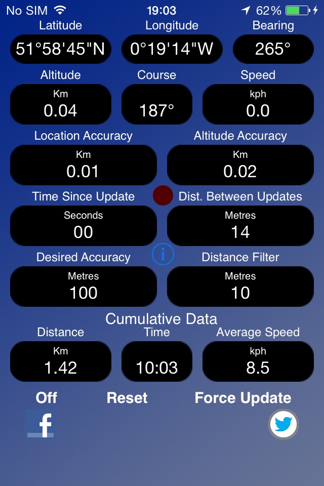 GPS Device Data screenshot 2
