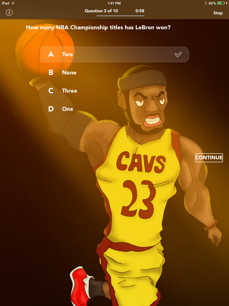 Hoops Trivia - LeBron James Edition Lite