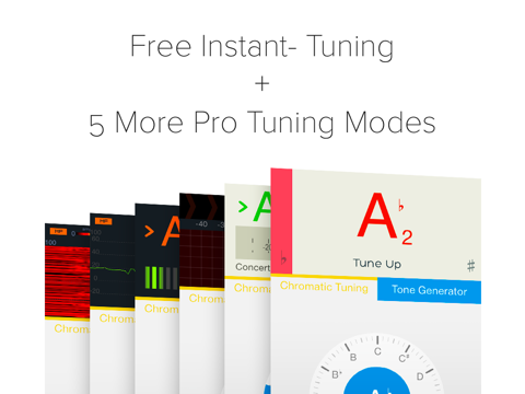 Screenshot #6 pour insTuner Free - Chromatic Tuner