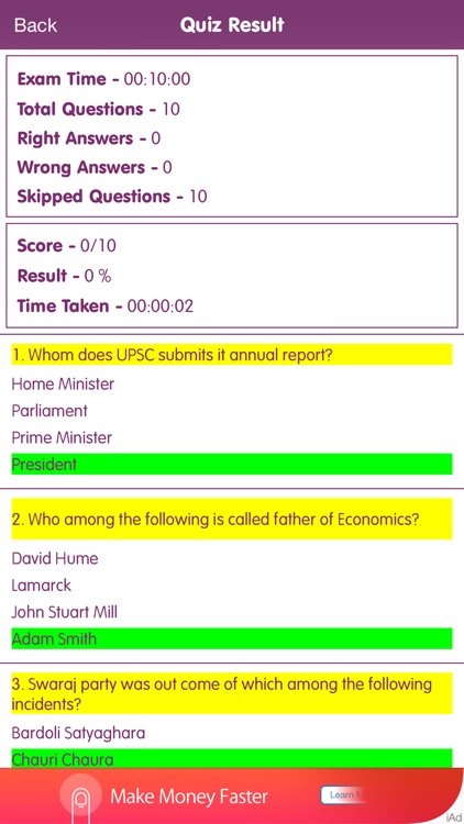 Exam Guide : GK Quiz screenshot-3