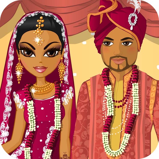 Indian Wedding Dress Up Icon