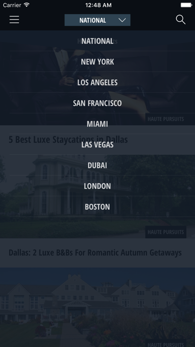 Haute Living iPhone screenshot 5 - News app