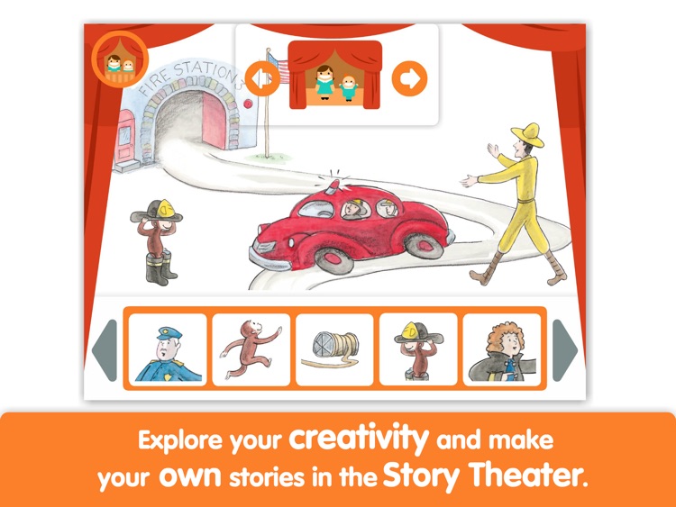 Curious George and the Firefighters by i Read With screenshot-3