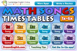 Game screenshot Math Songs: Times Tables 1x - 6x mod apk