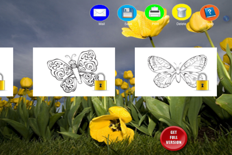 Coloring Book Butterflies screenshot 4