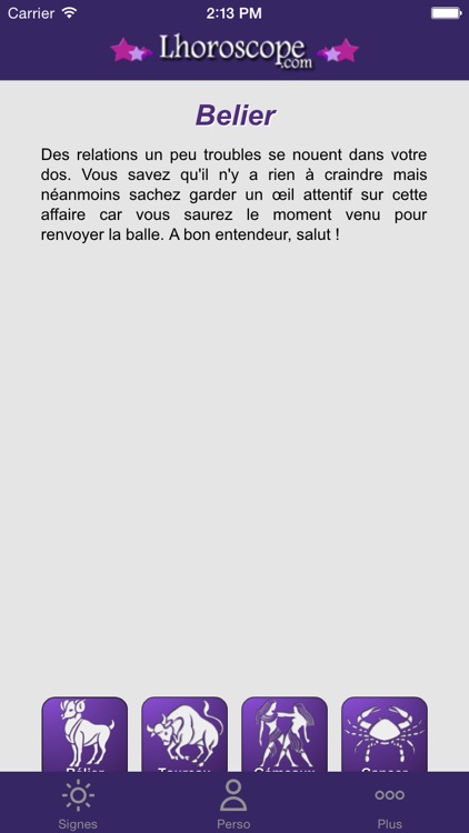 Horoscope Gratuit