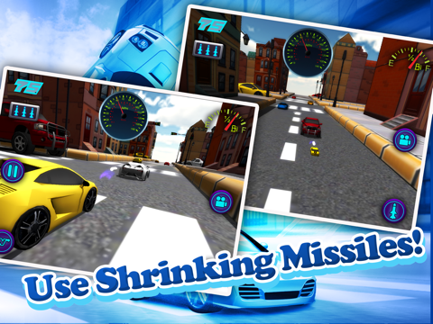Screenshot #6 pour Cartoon Car 3D Real Extreme Traffic Racing Rivals Simulator Game