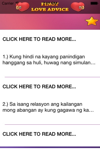 Pinoy Love Advice screenshot 2