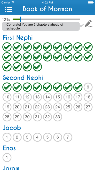 Lds Scripture Reading Chart App