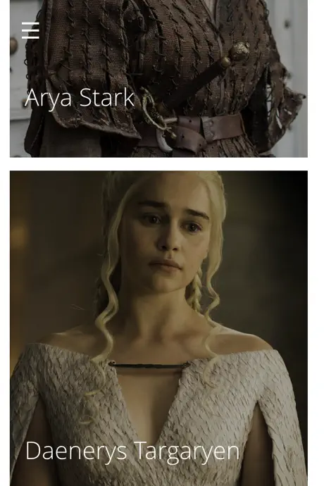 Woololo for Game of Thrones Characters