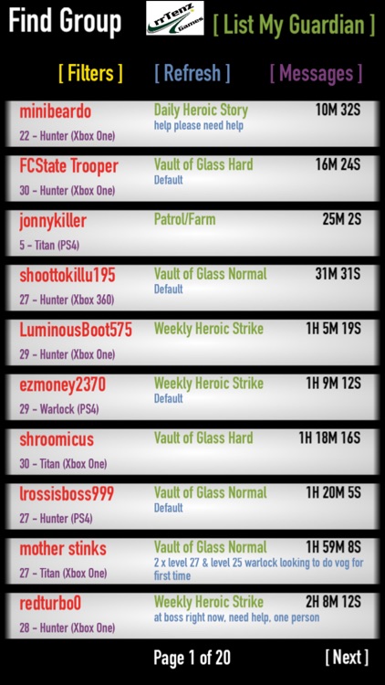 Fill Your Fireteam (Free) - for Destiny