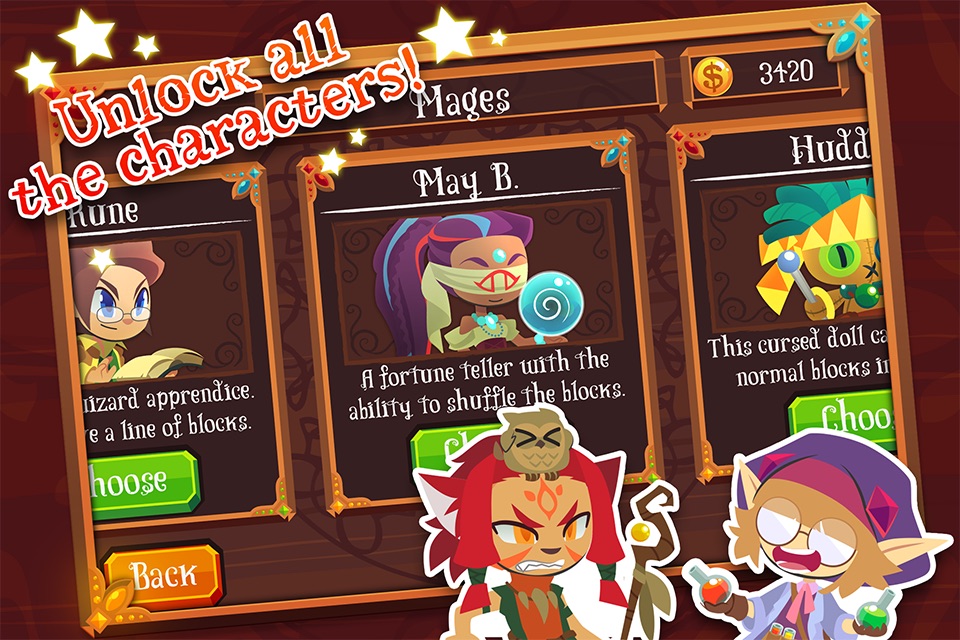 Magic Match - Matching Puzzle Game with Mage Characters screenshot 3